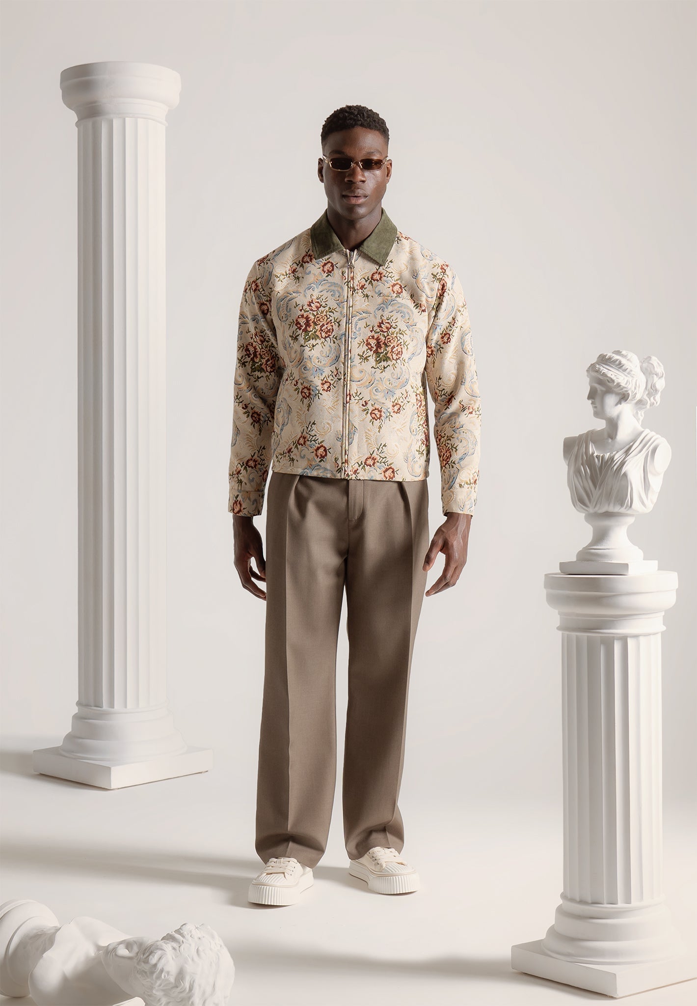 Jacquard Jacket - Beige