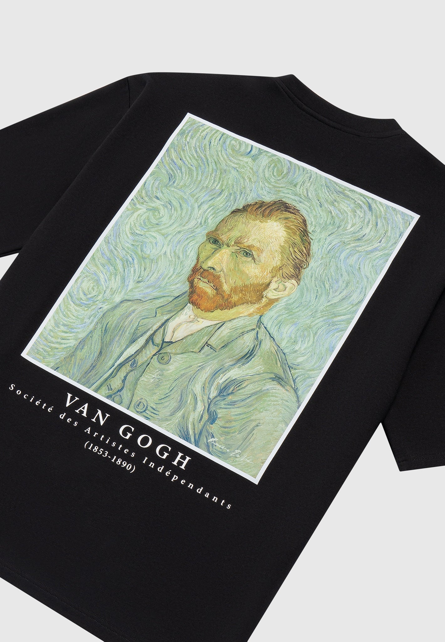 Van Gogh Self Portrait T-Shirt - Black